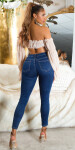 Sexy Skinny Jeans with patch pockets denimblue 42