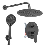 REA - Podomietková sprchová sada Drop Titan + BOX REA-P9661