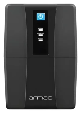 Armac Home Lite HL850E/LEDV2 čierna / Záložný zdroj / Line-Interactive / 850 VA / 2x 230V / AVR (HL/850E/LED/V2)