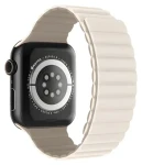 Devia Nature Silicone Magnetic Stardust White / Remienok pre Apple Watch / 40/41/42mm (6942297104402)