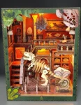 2Kids Toys 3D skladačka Zarážka na knihy Miniatúra domčeka Dinosaurie múzeum