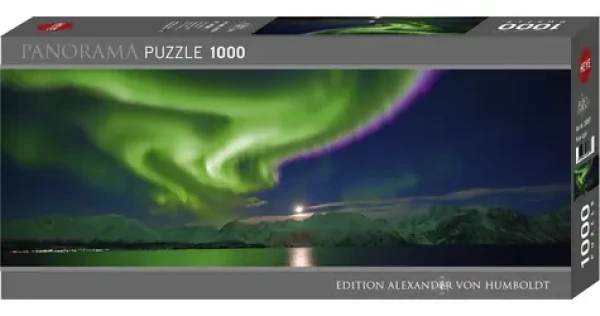 HEYE Panoramatické puzzle Polárna žiara