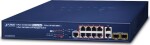 Planet PLANET GS-5220-8P2T2S łącza sieciowe Zarządzany L2+ Gigabit Ethernet (10/100/1000) Obsługa PoE 1U Modrý