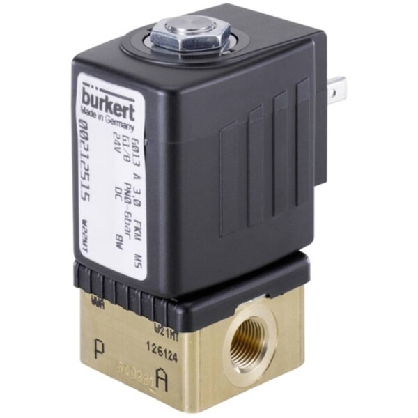 Bürkert priamo riadený ventil 213551 6013 230 V/AC G 1/8 objímka Menovitá vzdialenosť 3 mm 1 ks; 213551