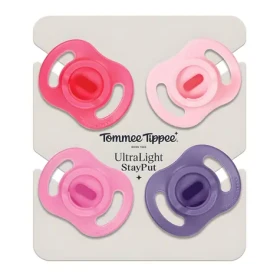 Tommee Tippee Ultra-light cumlík 18-36m Girl / Silikónový cumlík / 4 ks / Bez BPA