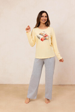 Regina 728 long/r S-XL Z25/26 dámske pyžamo Růžová XL