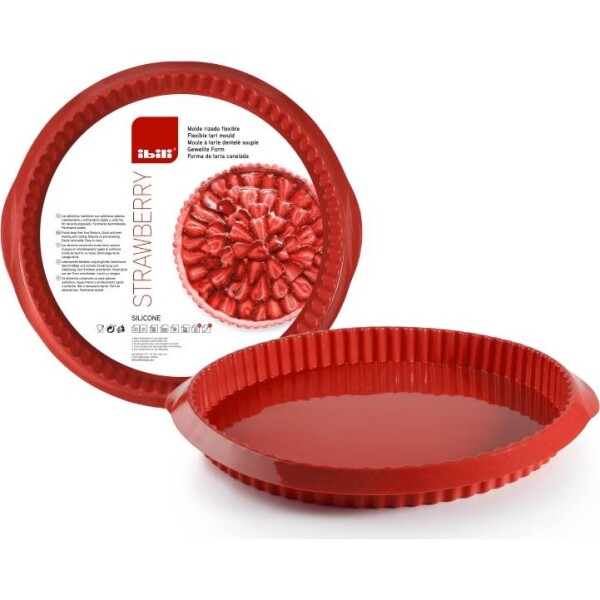 Silicone form for cake 28x3 cm červená - Ibili - Ibili
