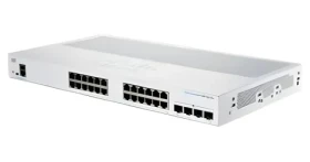Cisco CBS250-24T- 4X REFRESH / Switch / 24x GbE RJ-45 / 4X SFP+ 10G / fanless (CBS250-24T-4X-EU-RF)