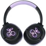 OTL Technologies Kuromi / Bezdrôtové detské slúchadlá / mikrofón / Bluetooth / LED podsvietenie / AUX (KU1526)