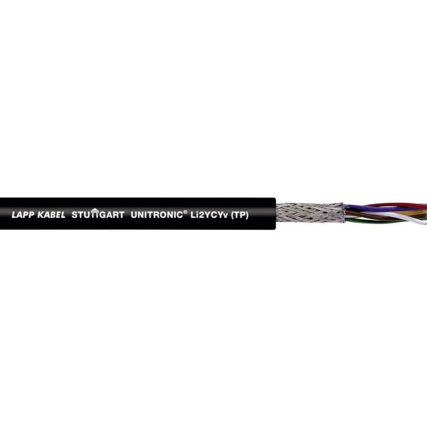 LAPP 31350/1000 dátový kábel UNITRONIC® Li2YCYv (TP) 2 x 2 x 0.22 mm² čierna 1000 m; 31350/1000