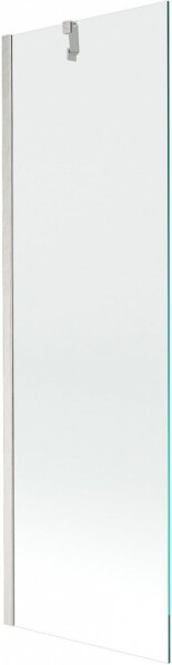 MEXEN/S - Next vaňová zástena FIX 60 x 150, transparent, nikel kefovaná 895-060-000-00-00-97