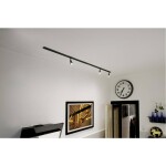 SLV Puri 143190 svietidlo pre lištové systémy (230 V) GU10 LED čierna; 143190