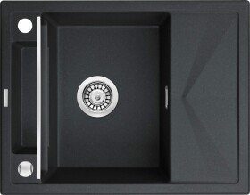 DEANTE DEANTE - Magnetic grafit metalic - Magnetic Granitový drez s odkvapkávačom ZRM_G11A