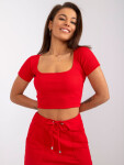Dámske tričko TOP RV TS 7538.12P Červená - Rue Paris M-38 červená