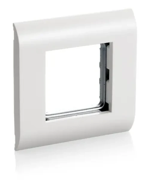 Equip Krycí rámček French Modular biela / Krycí rámček / Okienko 45x45 mm / RAL9010 (125461)