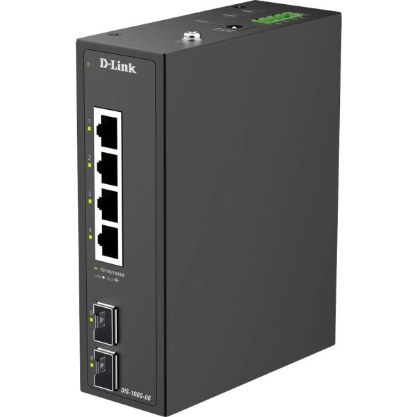 D-Link DIS-100G-06 sieťový switch 12 GBit/s; DIS-100G-06