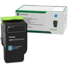 Lexmark C2325 C2425 C2535 MC2325 MC2425 MC2535 MC2640 vratný toner originál zelenomodrá Maximálny rozsah stárnek 1000 Seiten; C2320C0