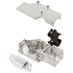 Encitech DCMR09-FK-DMS-W-K 6355-8065-31 sada D-SUB zásuvková lišta 90 ° Pólov: 9 spájkovaný 1 ks; 6355-8065-31