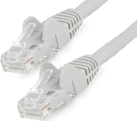 StarTech šedá / Sieťový kábel UTP / Cat6 / LSZH / 10 m / PoE (N6LPATCH10MGR)