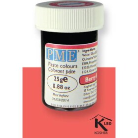 PME gélová farba – červená, 25 g - PME