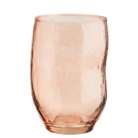 MADAM STOLTZ Pohár na vodu Hammered Coral 300 ml