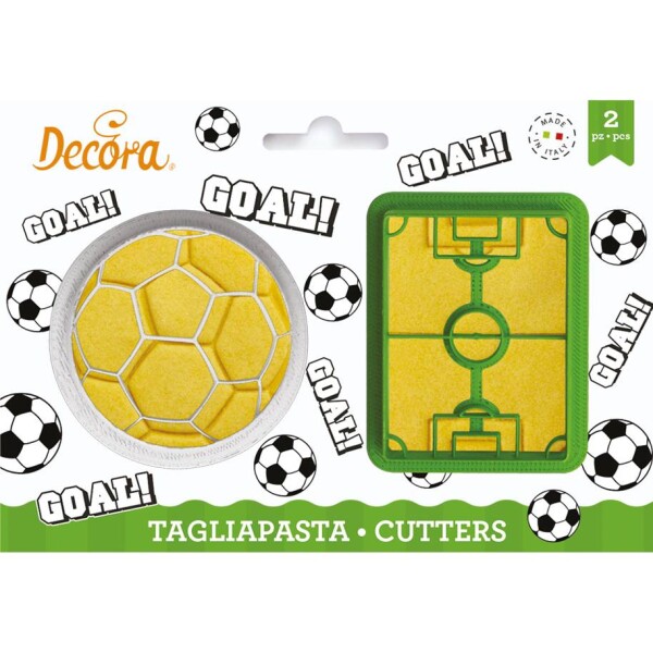 Vykrajovátka ihrisko a fotbalový loptička - Decora - Decora