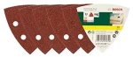 BOSCH 2607019487 Sada brúsneho papiera pre delta brúsky otvormi Zrnitosť 40 Priemer 93 mm 25 ks 2607019487