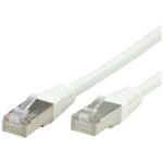Value 21.99.1376 RJ45 sieťové káble, prepojovacie káble CAT 6 S/FTP 7.00 m biela dvojžilový tienený 1 ks; 21.99.1376