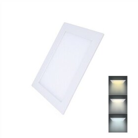 Solight LED mini panel CCT podhľadový 12W / 900lm / 3000K / 4000K / 6000K / štvorcový (8592718025106)