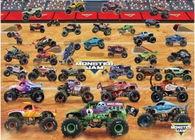 EUROGRAPHICS Puzzle Zostava truckov Monster Jam