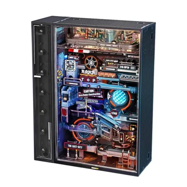 Robotime 3D mechanická skladačka guličkovej dráhy Mesto minulosti