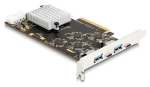 DeLock PCI Express x8 / Radič USB / PCIe 3.0 / 2x USB-C 3.2 Gen 2x2 / 2x USB-A 3.2 Gen 1 (90097)