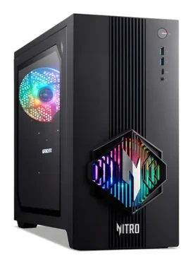Acer Nitro N30-100 čierna / Herný počítač / AMD RYZEN 5 8500G / 32GB DDR5 / 1TB SSD / RX 9060 XT 8GB / W11H (DG.E53EC.003)