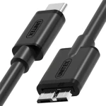 Unitek Y-C475BK čierna / Kábel USB / USB-C (M) - Micro-USB B (M) / 1 m (Y-C475BK)