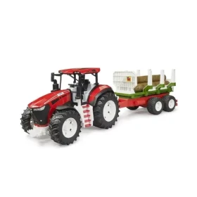 Bruder Traktor ROADMAX s prívesom na drevo a kládami