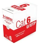 QLA A-LAN KIU6PVC305Q sivá / Sieťový kábel / Cat6 / U/UTP / 305 m / PVC plášť (KIU6PVC305Q)
