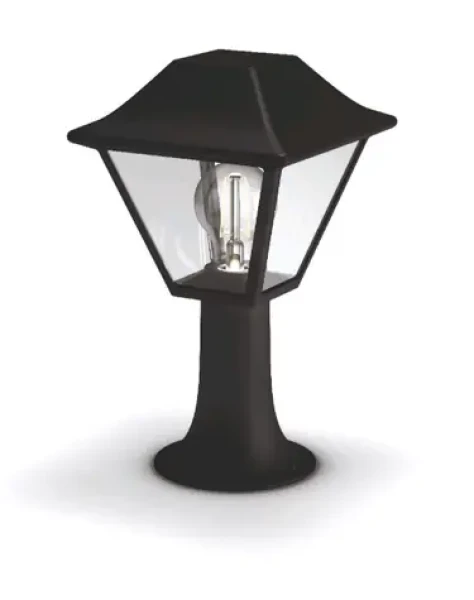 Philips Alpenglow vonkajšie stĺpikové svietidlo 1xE27 60W / bez zdroja / 30cm / IP44 / čierne (SKL000255849)