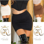 Sexy Koucla Highwaist Basic Miniskirt brown M