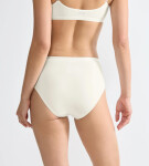 Dámske bavlnené midi nohavičky GO Daily 3P - WHITE - biele 00GZ - SLOGGI WHITE L