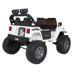 Mamido Elektrické autíčko Extreme Sport 4x4 s premenlivou veľkosťou bielej