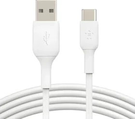 Belkin CAB001BT1MWH2PK biela / Dátový kábel / USB-A - USB-C / 1 m (CAB001BT1MWH2PK)