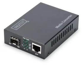 Digitus DN-82130 / Mediakonvertor / RJ-45 na SFP / až 80 km / Gigabit Ethernet (DN-82130)