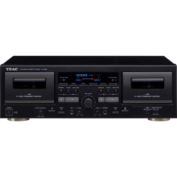 TEAC W-1200 kazetový čierna; 1500640