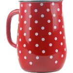 Belis Smaltovaný džbán PUNTÍK červený 2,5l, vyrobeno pro BELIS/SFINX - Belis - Belis