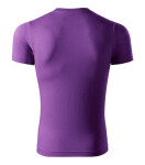 Tričko s farbou unisex fialové 4XL