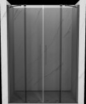 MEXEN/S - Velar Duo posuvné sprchové dvere 150, grafit, grafit kartáčovaná 871-150-000-42-66