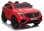 Mamido Detské elektrické autíčko Mercedes GLC 63S 4x4 dvojmiestne červené