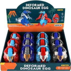TEDDIES Skladacie vajíčko Dinosaurus a robot