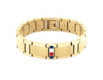Tommy Hilfiger Pozlátený módny náramok z ocele Jameson 2790658