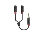 SBS Audio rozbočovací kábel 3.5mm jack červená (8018417212093)